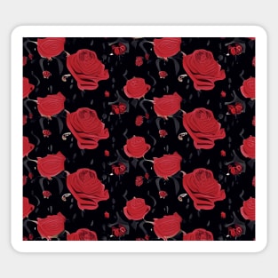 rose pattern Sticker